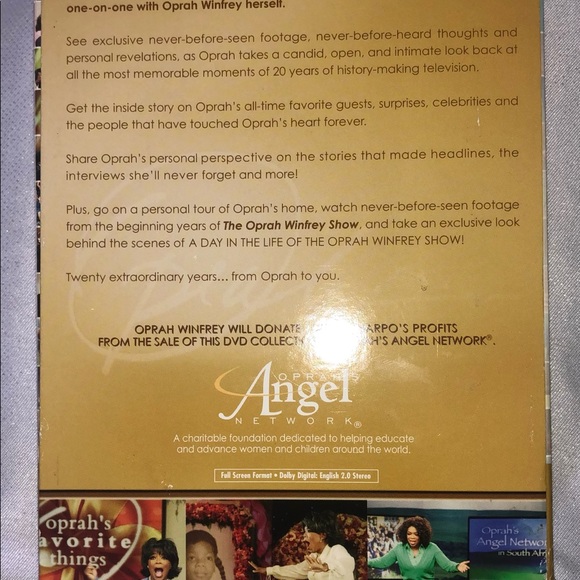 Oprah’s Angel Network Anniversary Dvd collectible - Picture 2 of 3